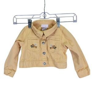 Little Lass‎ Girls Western Jacket Size 24 Months Horse Floral Kidcore Cowgirl